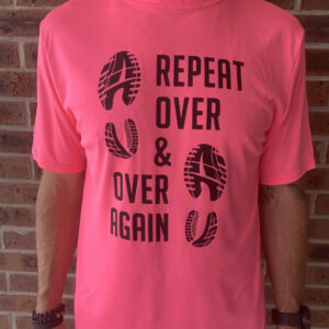 over and over again racing shirt pink