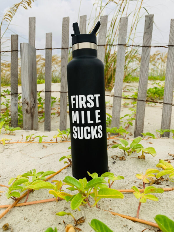 First Mile Sucks Water Bottle